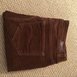 Paige Denim brown suede jeans (27)